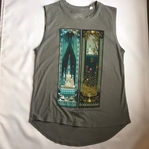Disney Frozen Juniors Sleeveless Tshirt Small